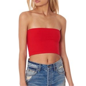 Forever 21 red tube top